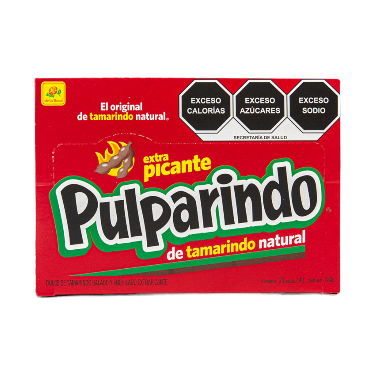 De La Rosa - Pulparindo Extra Picante (20 Ct)